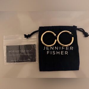 Jennifer Fisher 1.5” Baby Samira Baby Hoops